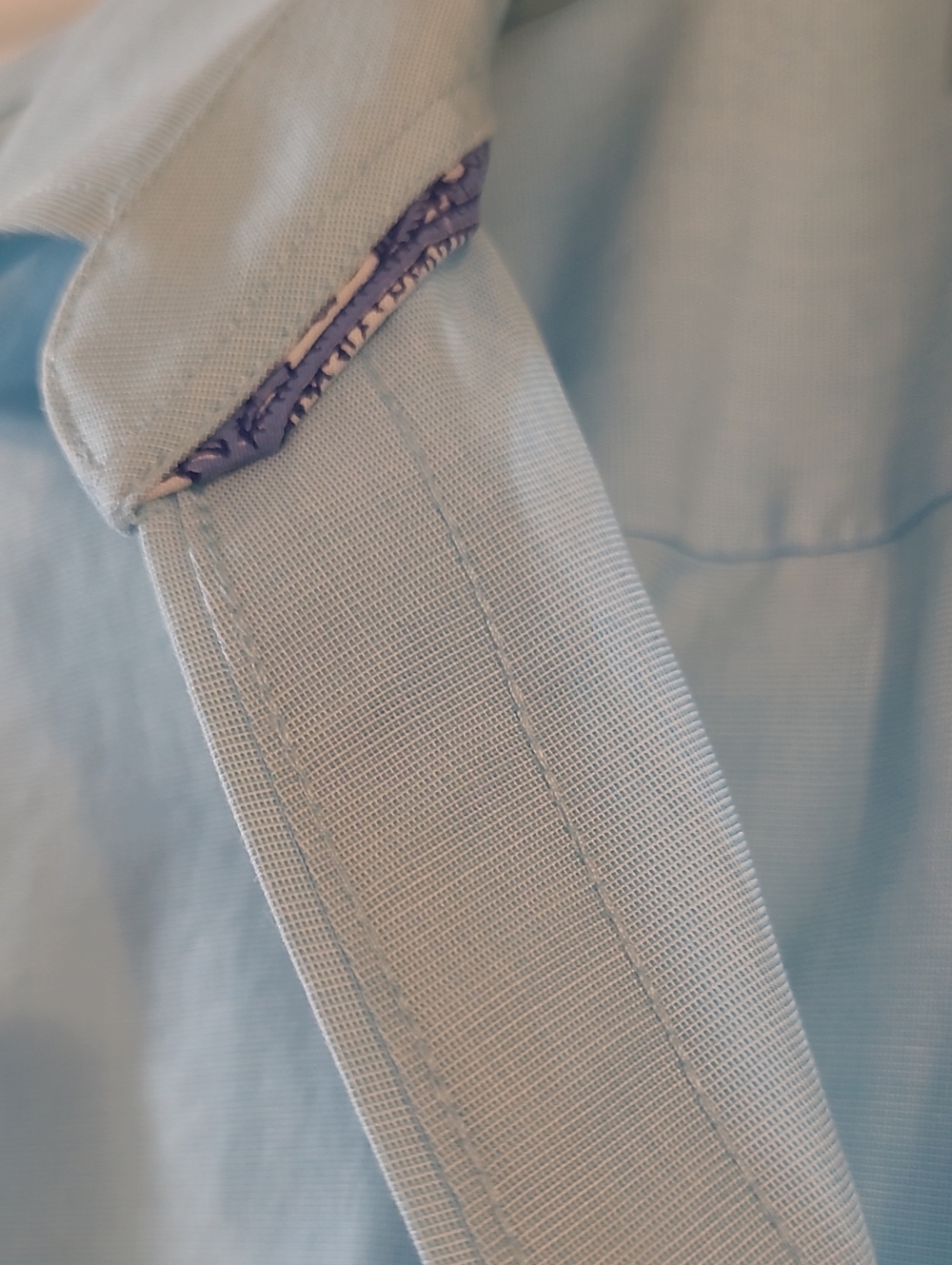 Talbots Sleeveless Button-Front Shirt - Light Blue - Picture 3 of 6